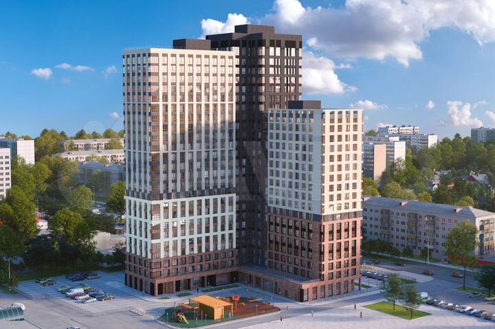 3-к. квартира, 95,2 м², 4/25 эт.