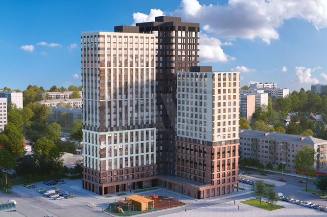 3-к. квартира, 95,2 м², 4/25 эт.