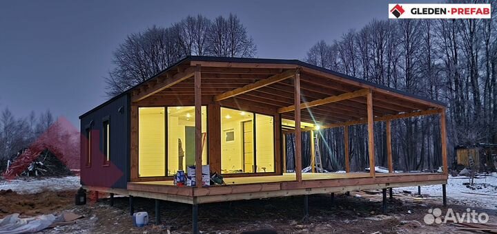 Модульный дом 48 м2 с отделкой