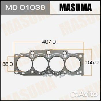 Прокладка гбц toyota scepter masuma MD-01039 MD