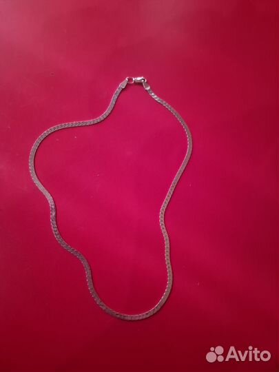Серебряная цепь панцирная