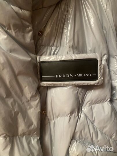 Пуховик prada зимний