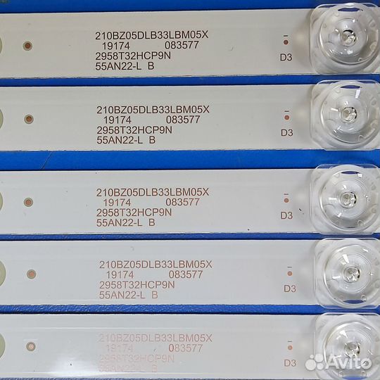 0419 Светодиодная подсветка LB-GM3030-GJ0D22555X10