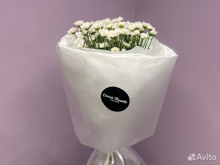 Букет с ромашками