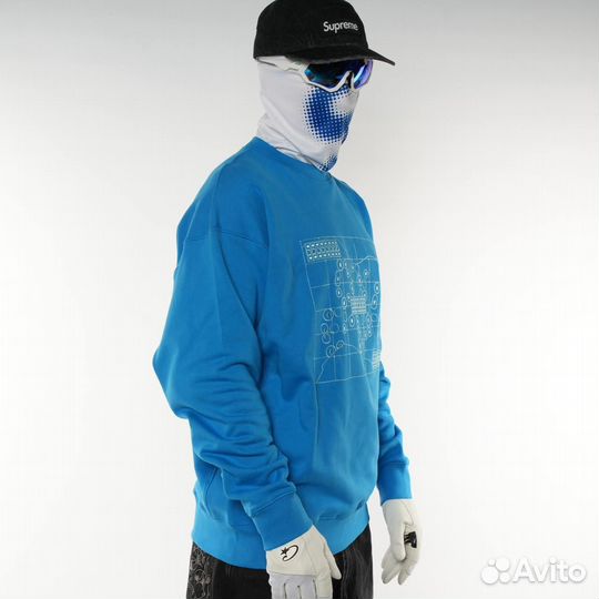 Свитшот cavempt синий