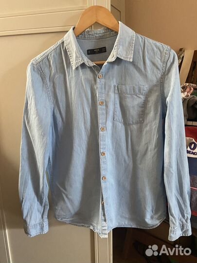 Джинсовая рубашка Mango