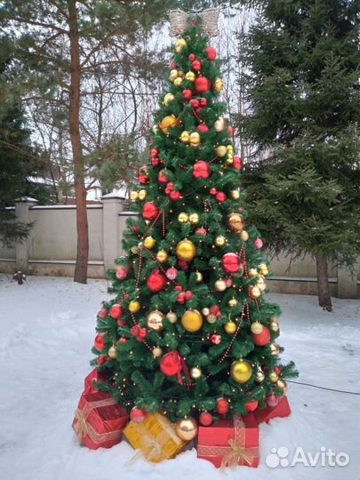 Аренда и декор высотных и домашних елей