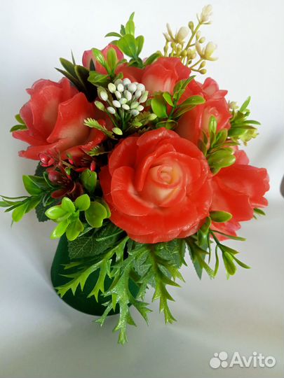 Букет цветов из мыла