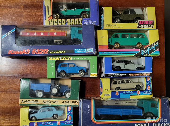 Модель автомобиля СССР 1:43