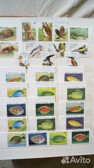 Марки СССР Фауна Флора 1982-84г