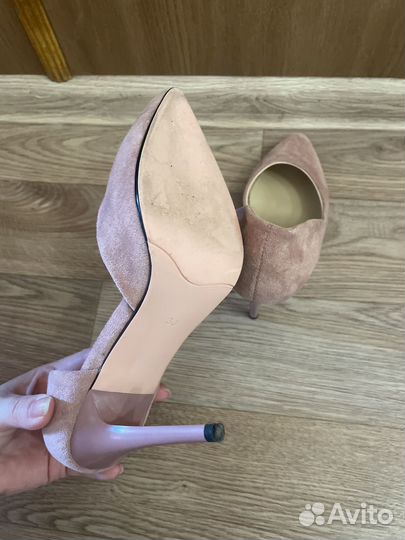 Туфли замшевые 35 размер