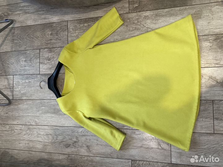 Платье замшевое