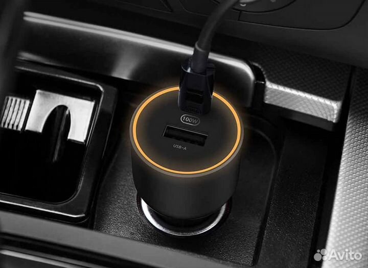 Зарядное устройство Xiaomi Car Charger 1A1C 100W