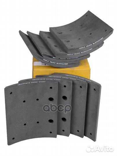 Z10724 накладки торм. 2-рем 19496 19.0 (410x22