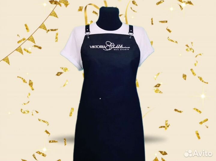 Фартуки для мастеров с вашим логотипом