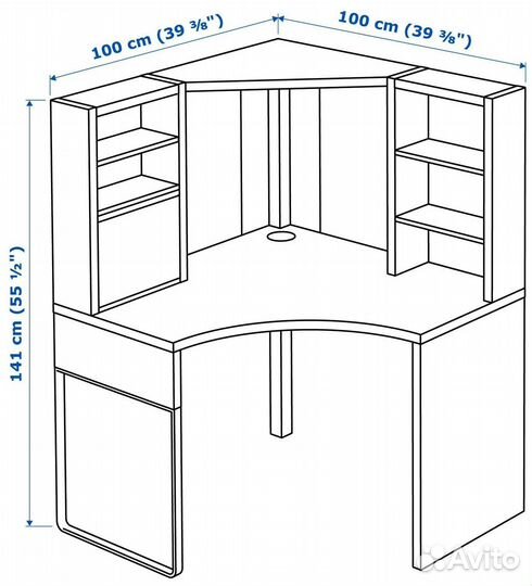 Письменный стол IKEA micke