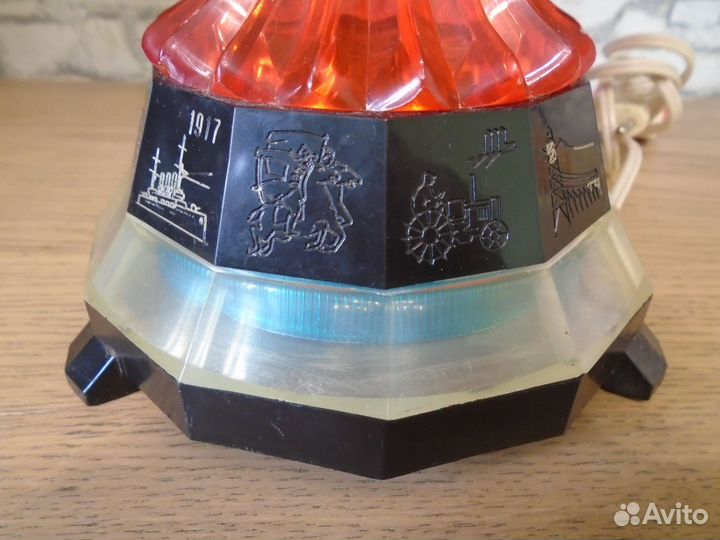 Светильник СССР Ракета + 2 запасные лампочки