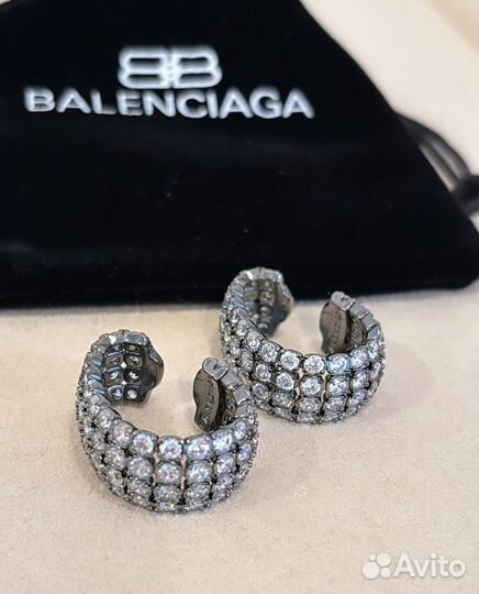 Balenciaga серьги каффы