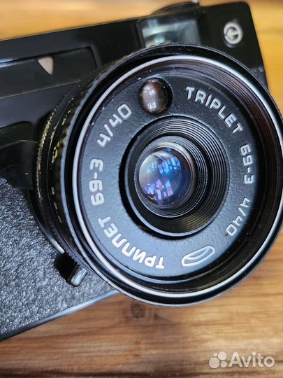 Фотоаппарат Вилия,объектив Триплет«Т-69-3» 4/40