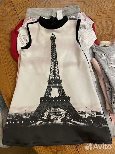 Вещи пакетом на девочку 104 110