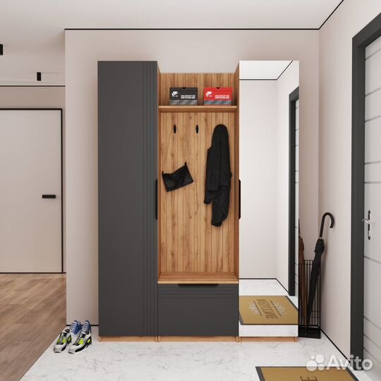 Прихожая Альмагро-2 Графит