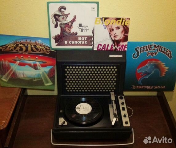 Концертный 304 проигрыватель виниловых пластинок+д