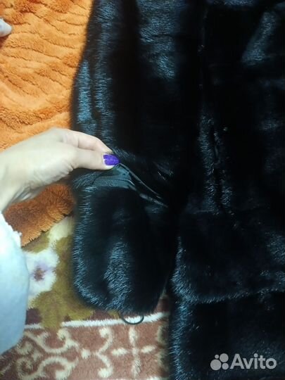Шуба норковая 42 44 черная