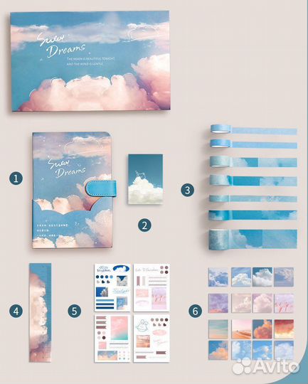 Подарочный набор блокнот для записей