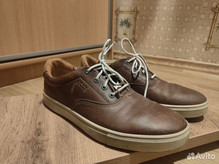 Кеды мужские кожаные ecco