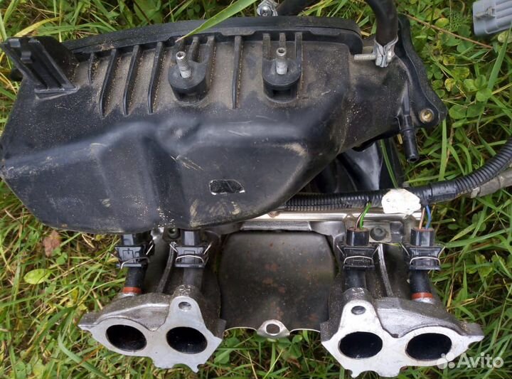 Впускной коллектор с форсунками ваз 2114-15