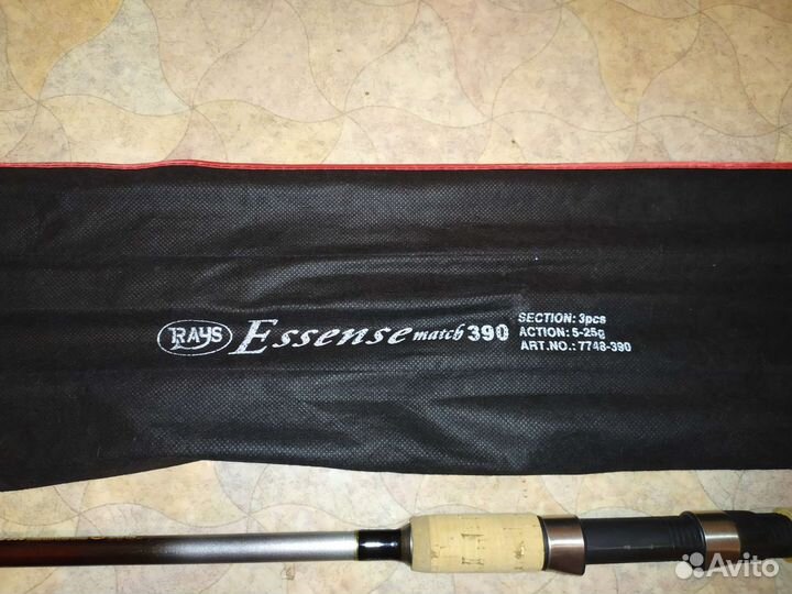 Катушка и матчевое удилище