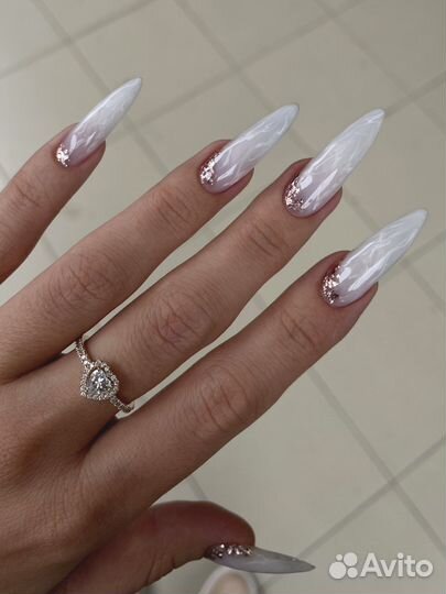 Наращивание коррекция маникюр ногтей