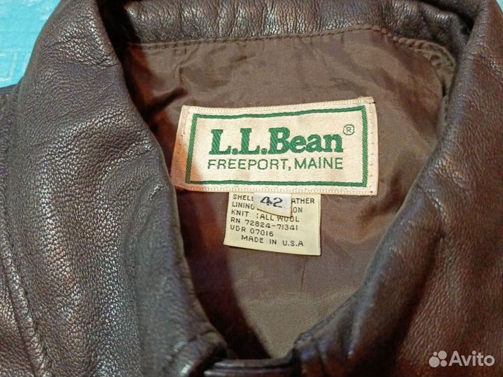 Кожаный Утеплёный Пилот LL Bean A2 (Made in USA)