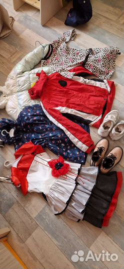 Пакет одежды на девочку 146