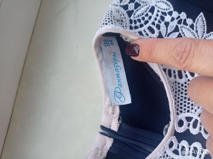 Платье для девочки школьное