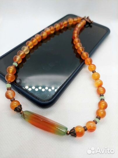 Чокер Сердолик