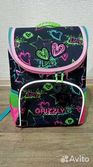 Рюкзак школьный для девочки grizzly