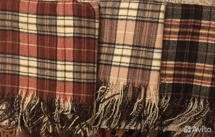 Теплые кашемировые платки и палантины