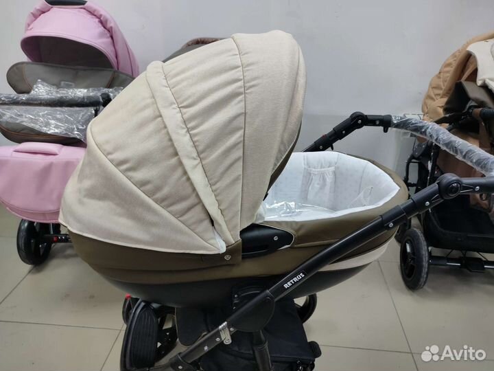 Коляска 3 в 1 retrus indigo