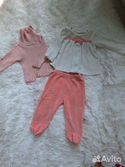 Костюмчик на девочку 1 месяца