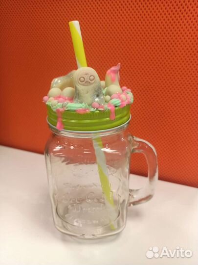 Стакан стеклянный для смузи