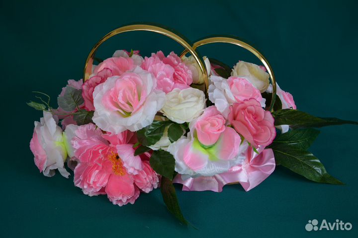 Кольца на свадебный авто