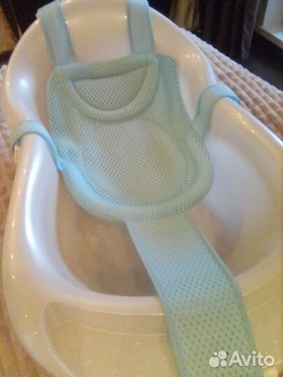 Детская ванночка с гамаком +горка
