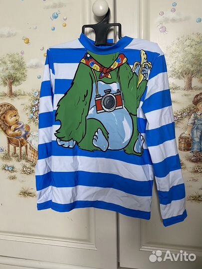 Детская пляжная футболка stella maccartney