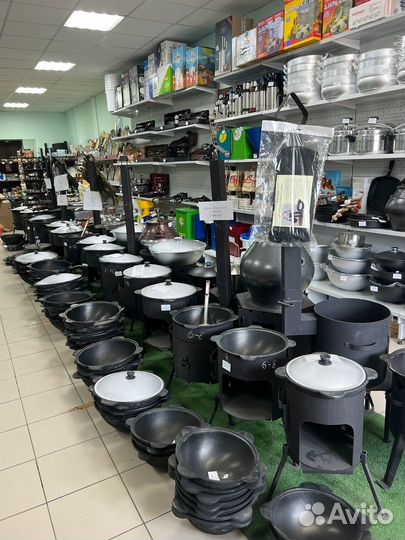 Казан 6 л + печь без трубы + шумовка