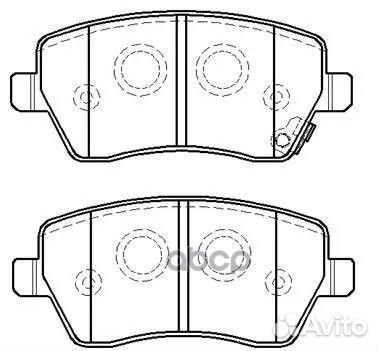 Колодки торм.пер. HP9747 HSB