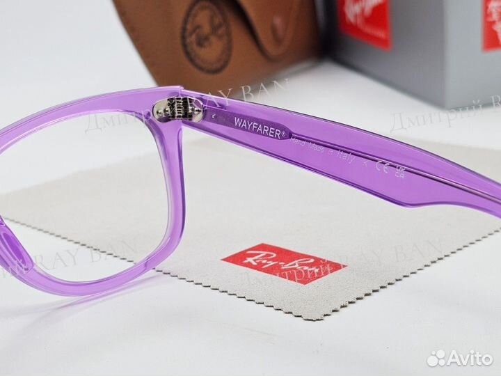 Оправа Ray Ban Wayfarer RX 2140 Clear Purple 50 мм