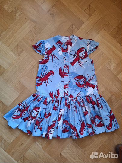 Платье с раками