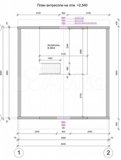 Дом 55 м² на участке 10 сот.