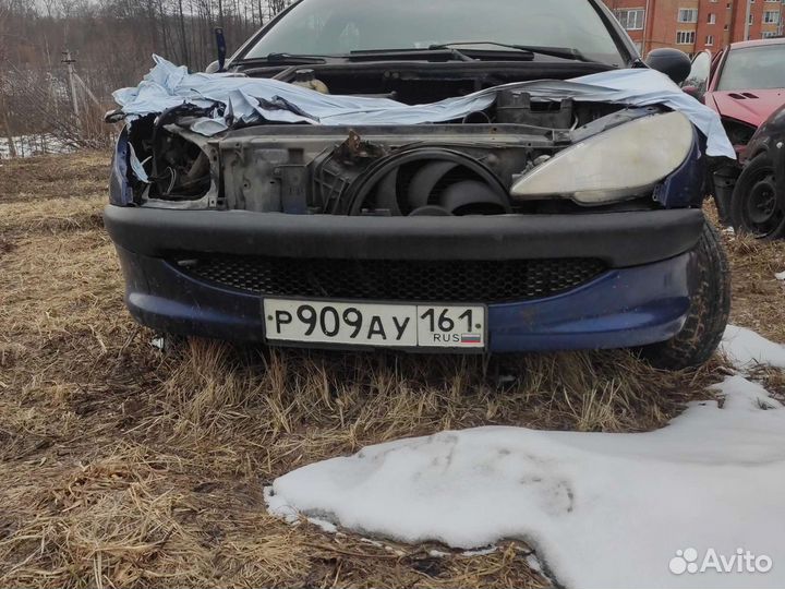 Бампер передний пежо 206 в сборе